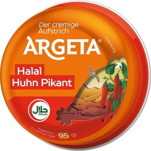 Pate de pollo picante  HALAL "ARGETA" 95gr