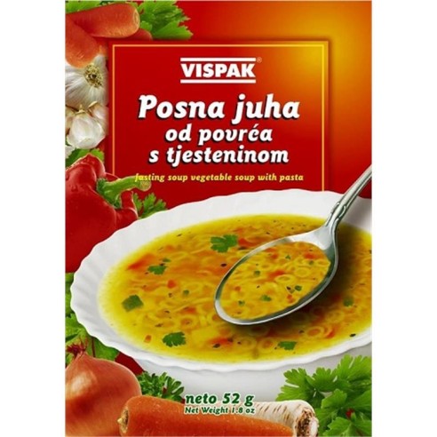 Sopa con verduras posna  "VISPAK" 60GR