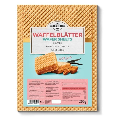 OBLANDE 200gr Wafle para pasteles y tartas "SOFKA"