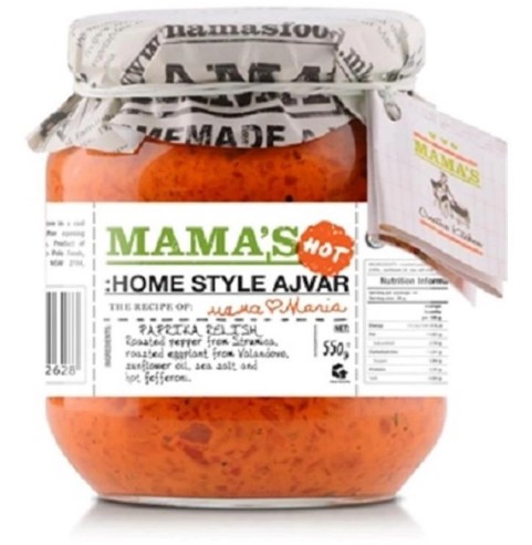 Ajvar Picante Casero "MAMA'S" 550ml