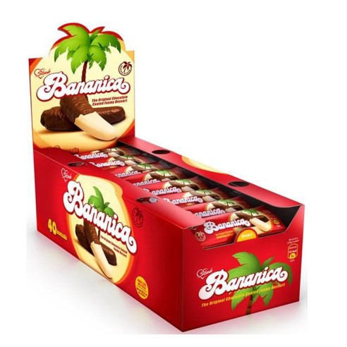 BANANICA 1kg (40x25gr) Platanito con chocolate "ŠTARK"