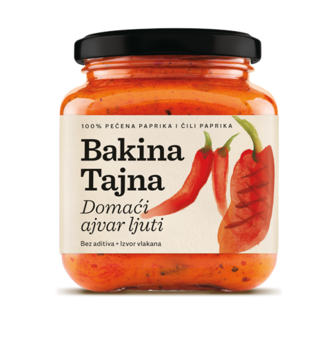 Ajvar Picante Casero "BAKINA TAJNA" 550gr