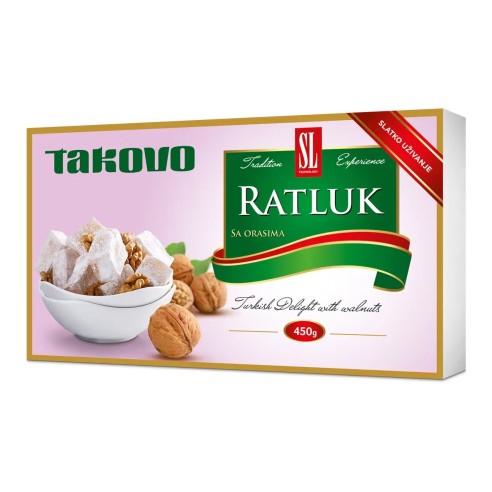 RATLUK con nueces 450gr "TAKOVO"