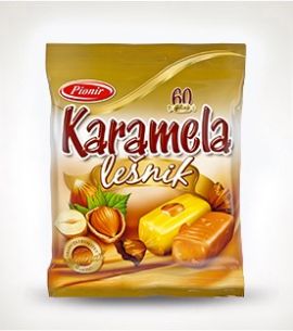 Caramelos de avellana  KARAMELA LESNIK "PIONIR" 100GR