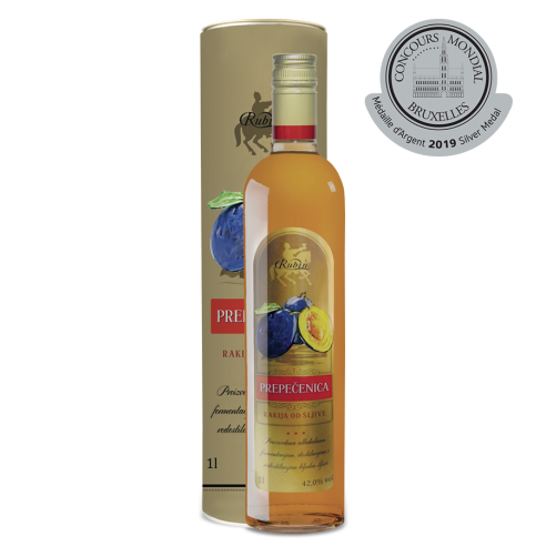 RAKIJA Prepecenica , Brandy de ciruela (CON CAJA) "RUBIN"  42% - 1L