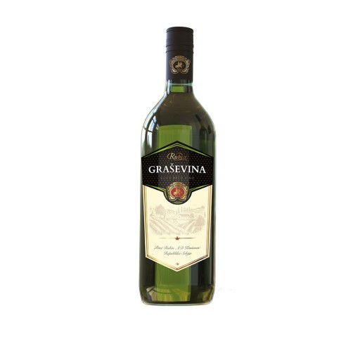 Vino Blanco "Grasevina"  "RUBIN"  11% - 1L