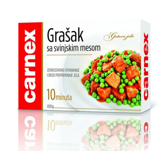 Guisantes con carne de cerdo  "CARNEX" 400gr