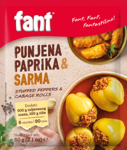 FANT mezcla de especies para hacer  sarma y pimientos rellenos 60gr