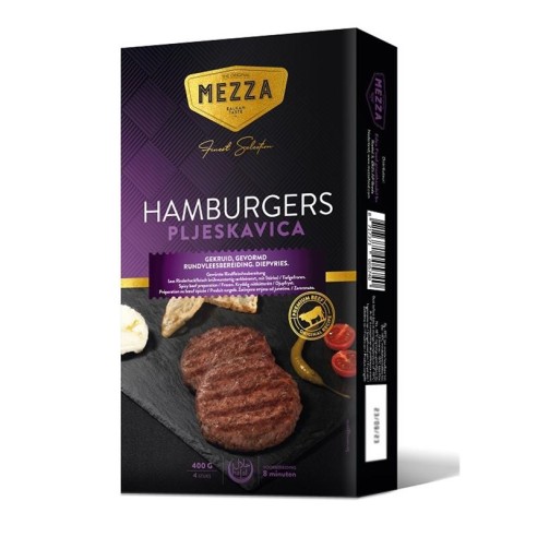 PLjESKAVICA (Hamburger)  "MEZZA"   400gr CONGELADO