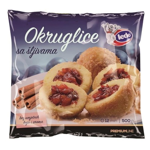 Okruglice / Knedle  con ciruelas 500gr "LEDO" CONGELADO