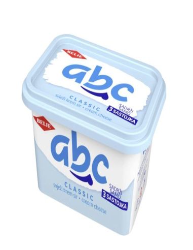 Queso crema para untar ABC  de "BELJE" 200gr