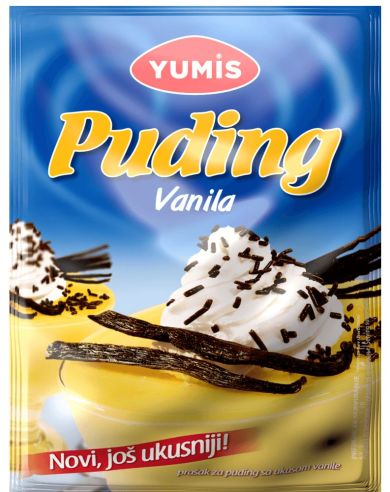 Preparado para hacer PUDING, sabor vainilla "YUMIS" 40g