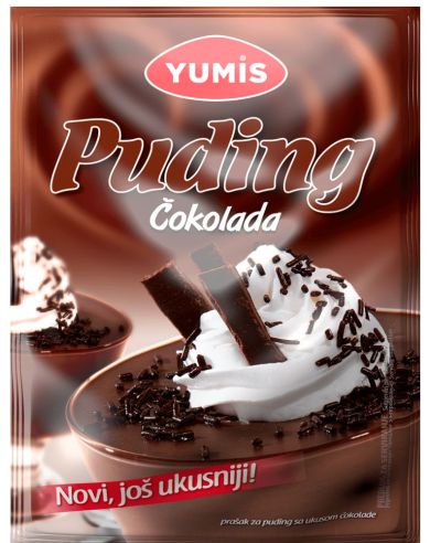 Preparado para hacer PUDING, sabor  Chocolate "YUMIS" 40g