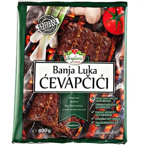 Chevapchichi  de Banjaluka "BRAJLOVIC"  800gr CONGELADO