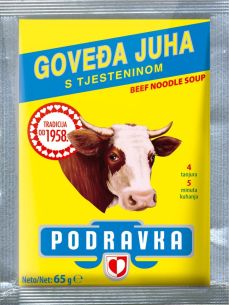 SOPA DE TERNERA  "PODRAVKA"  65GR