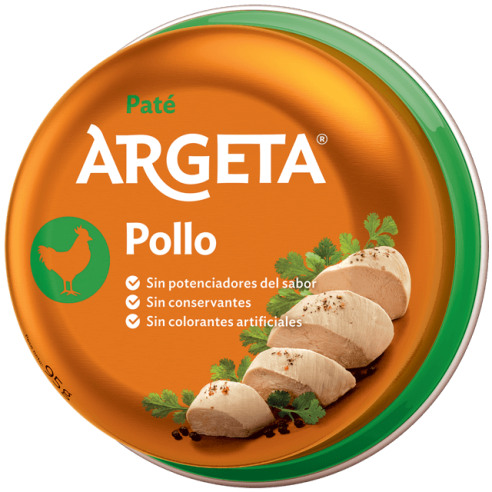 Pate de pollo "ARGETA" 95gr