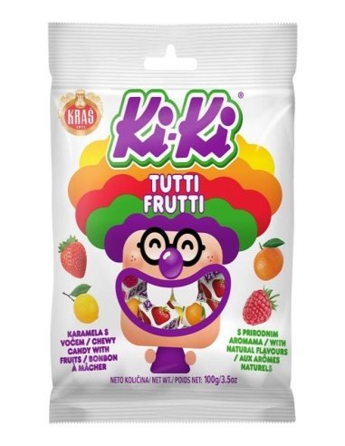 Ki-Ki 100gr caramelos de fruta  "KRAŠ"