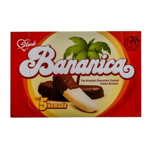 BANANICA 125gr Platanito con chocolate "ŠTARK" - 5uds