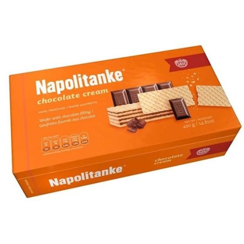 NAPOLITANKE 330gr galletas con relleno de chocolate "KRAŠ"